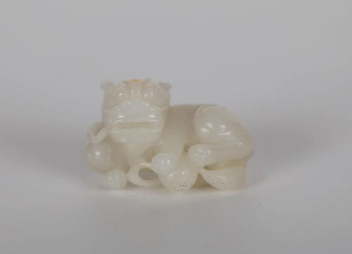 Chinese Carved Jade Figure of Foo Dog