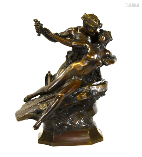 Bronze Sculpture of Figure Group