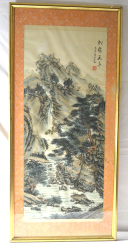 Framed Chinese Painting