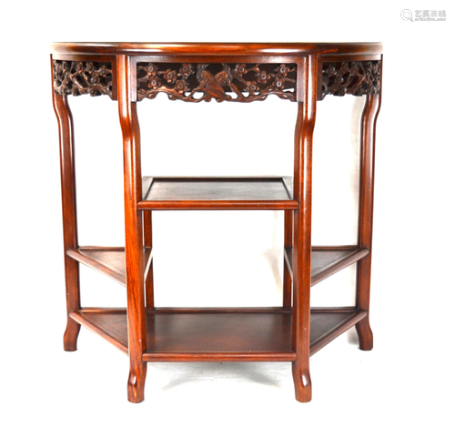 Chinese Hard Wood Console Table