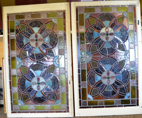 Pr Antique Stained Glass Windows