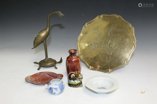 A Group of Asian Decorative Items.