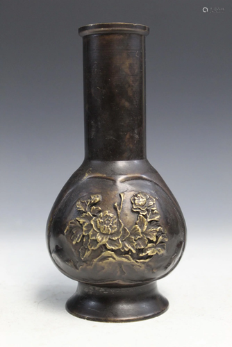 Japanese Bronze Vase