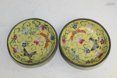 Two Chinese Porcelain Dishes.