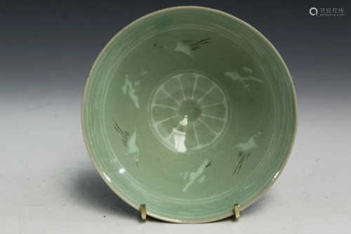 Korean Celadon Porcelain Bowl.