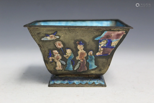 Chinese Enamel Bowl