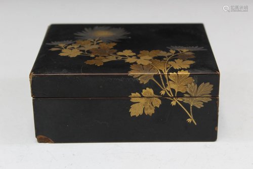 Japanese lacquer box.