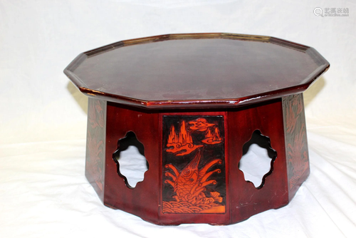 Korean lacquer tray.