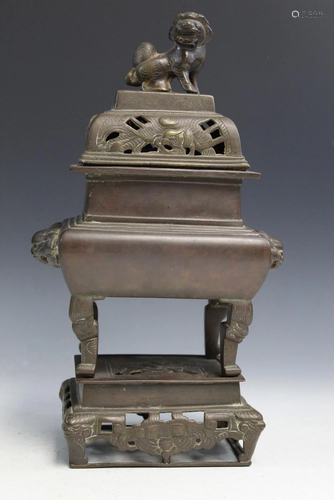 Chinese Bronze Incense Burner