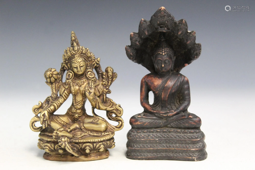 Two Buddha Statues