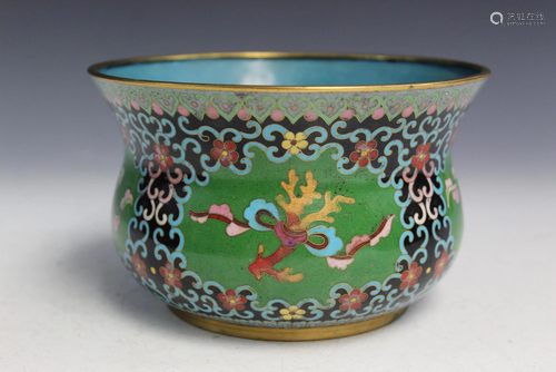 Chinese Cloisonne Incense Burner