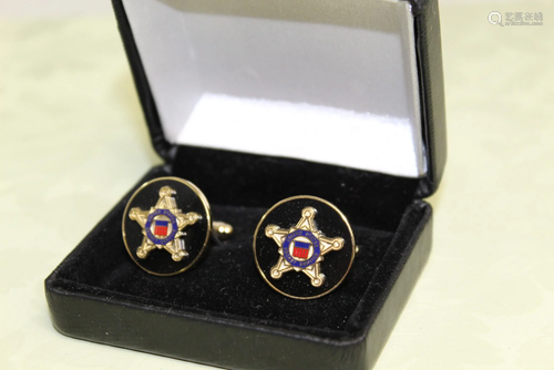 US Secret Service Cuff Links