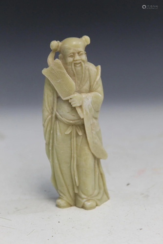 Chinese Carved Soapstone Figurine