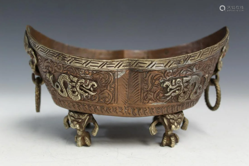 Tibetan Ritual Bowl.