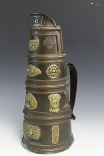 Tibetan Temple Ritual Ewer Duomuhu.