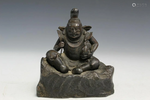 Japanese Bronze Figure