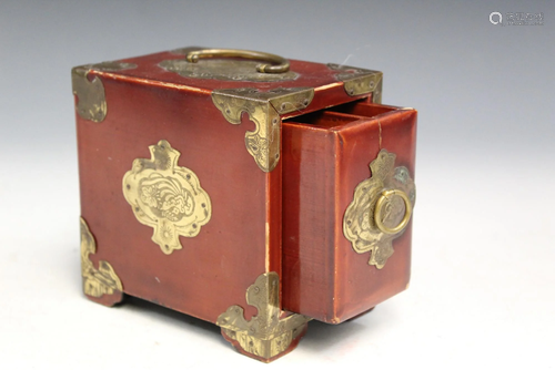 Chinese Wood Card Box