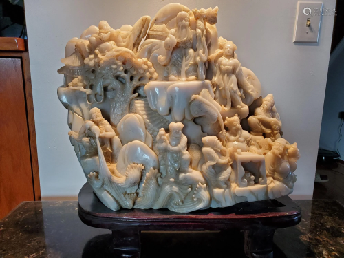 Chinese soapstone carving.