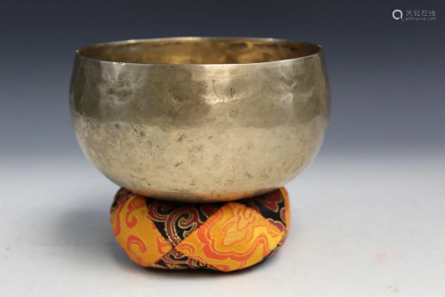 Tibetan Buddhist Brass Bowl