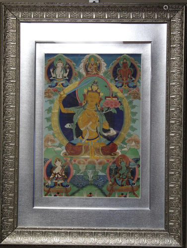 Tibetan thangka.