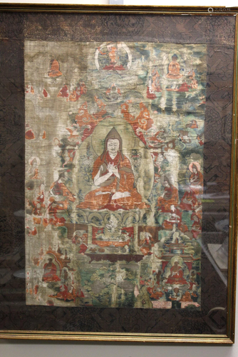 Tibetan thangka of Atisa, 18th/19th Century.