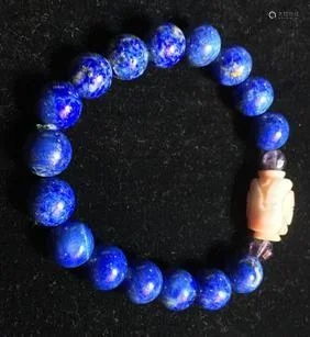 Genuine Lapis Lazuli Bracelet