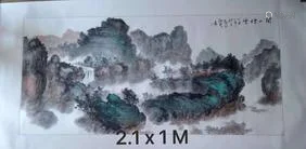 Chinese Paper Scrolled Painting