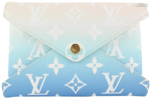 Louis Vuitton Blue Monogram By The Pool Kirigami MM