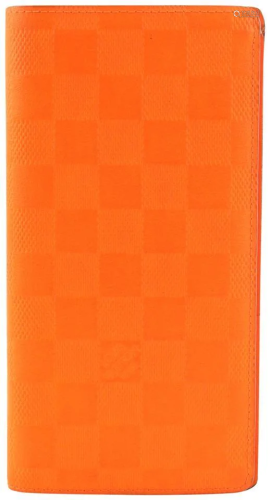 Louis Vuitton Magma Orange Damier Infini Leather Brazza