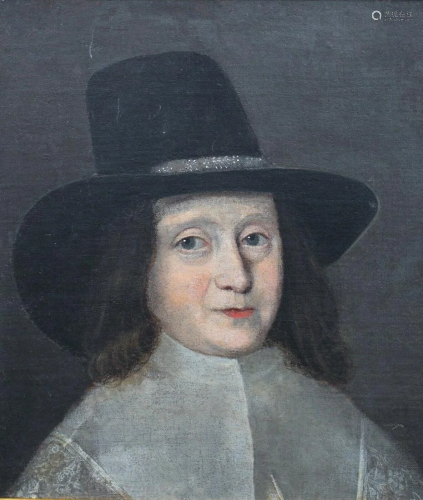 Pilgrim Gentleman Oil Painting