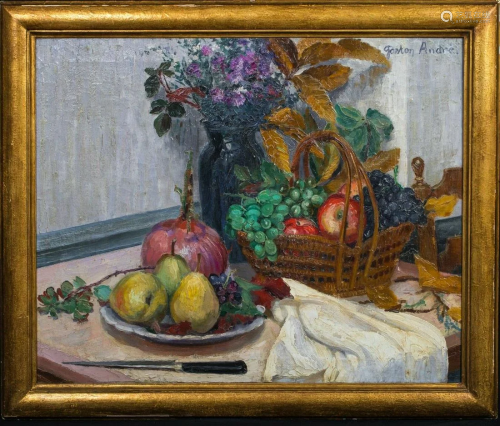Fruit & Flowers Oil Painting