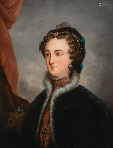 Queen Victoria Oil Painting