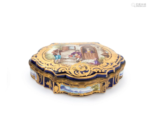 19 Century French Sevres Porcelain Box