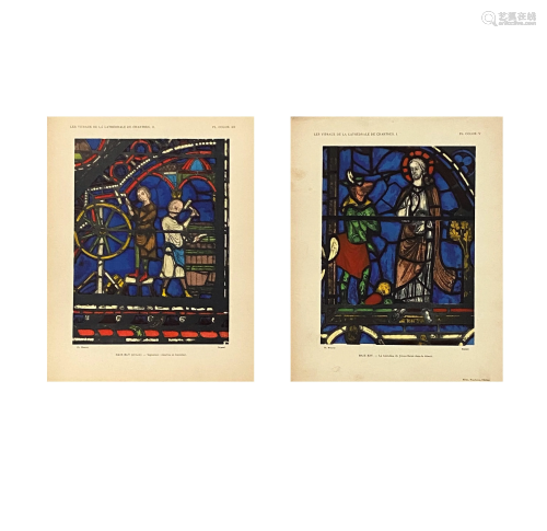 The Stained Glass Windows Of Chartres Cathedral Prints