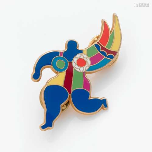 NIKI DE SAINT PHALLE (1930-2002) PINS/BROCHE 