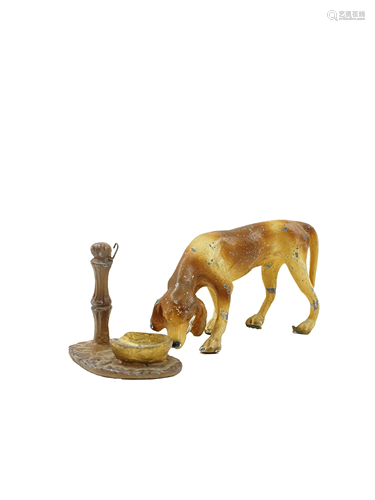 Patinated Austrian Bronze Dog