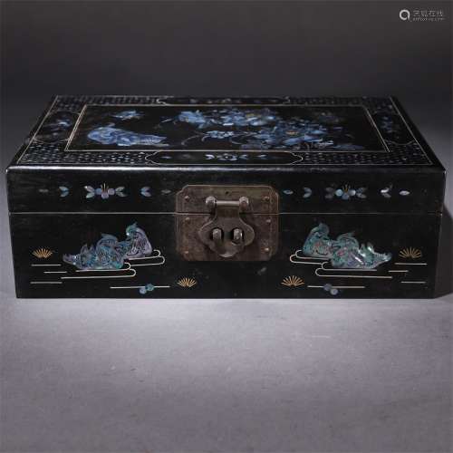 Chinese lacquerware Jewelry Box - Japan Reflux