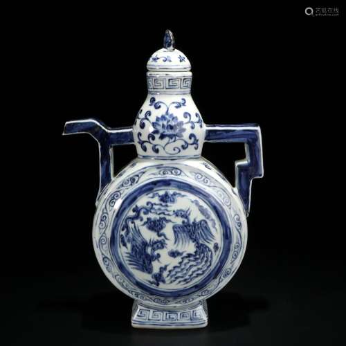 Chinese Blue and white porcelain pot