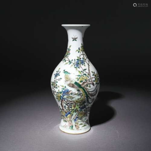 Chinese old collection coloful painting vessel