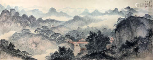 Chinese painting of Landscape - Fu Baoshi