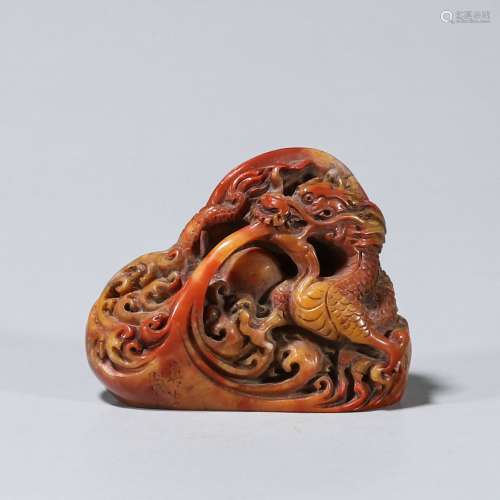 Chinese dragon seal of Shoushan Stone