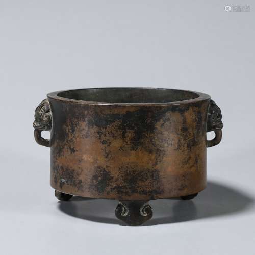 Chinese bronze incense burner