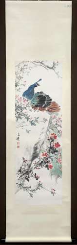 Chinese painting of flower and bird - Wang Xuetao