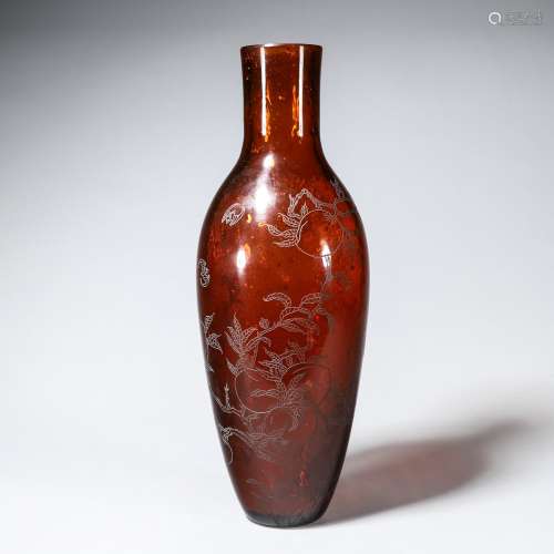 Chinese old collection glass bottle