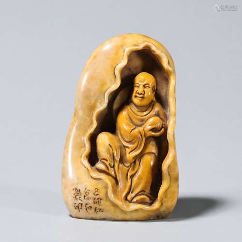Chinese luohan seal of Shoushan Stone