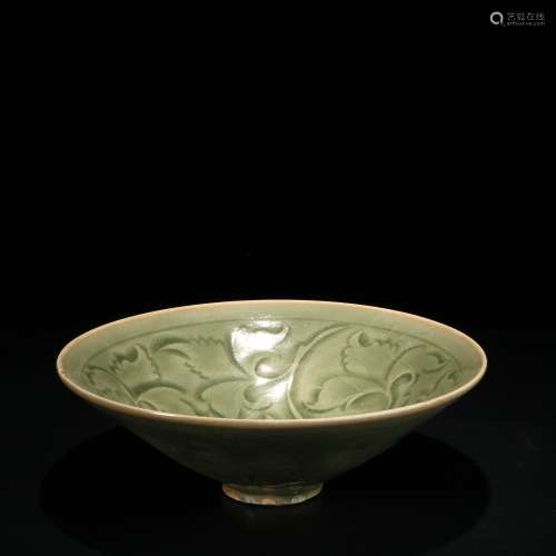 Chinese Yaozhou kiln porcelain bowl