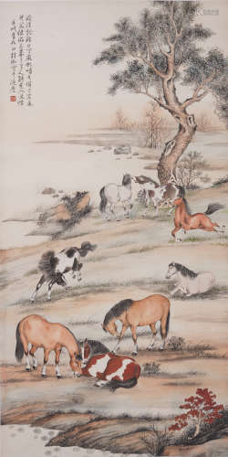 A 'horses' painting