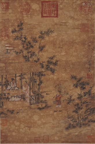 A Liu guandao's figure painting