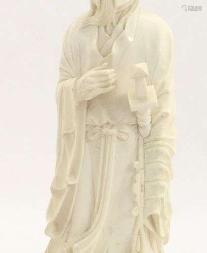 CHINE vers 1920-1930 Sujet en ivoire sculpté représentant un...