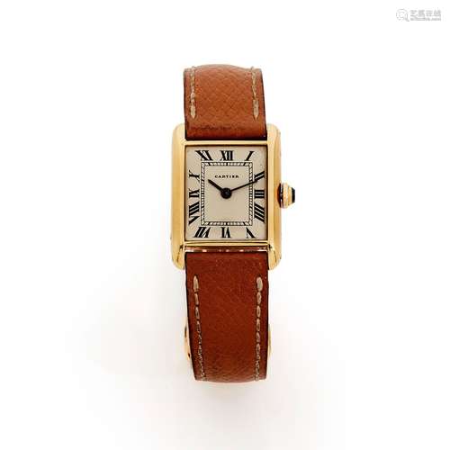 Cartier, Tank, n° 34181, vers 1940 Une belle montre de dame ...